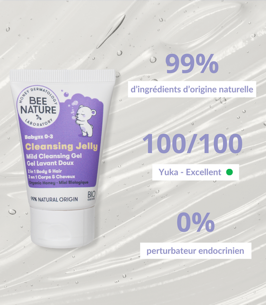 Gel Lavant Doux Pour Bébé - 2 en 1 CLEANSING JELLY 30ml - Babyzz