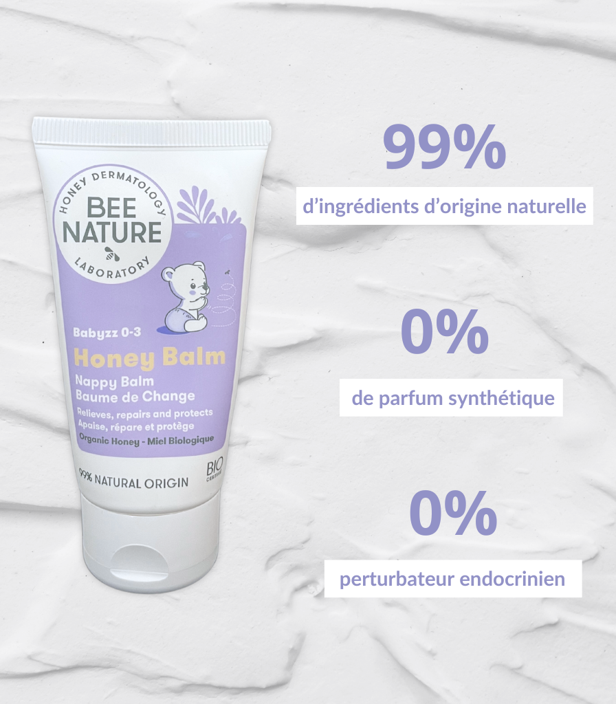 Nappy cream for changing - HONEY BALM - Babyzz