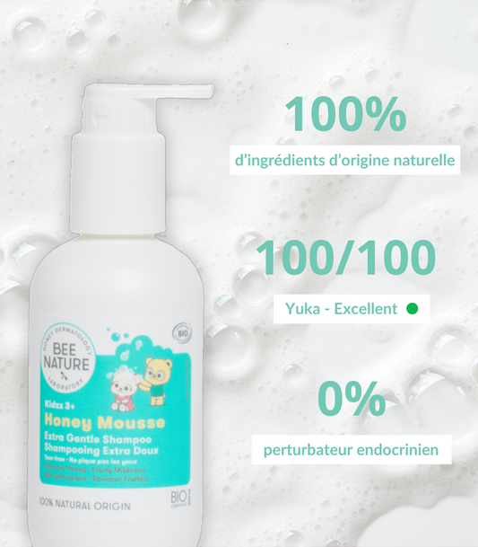 Shampoing Extra Doux pour Enfants - HONEY MOUSSE - Kidzz
