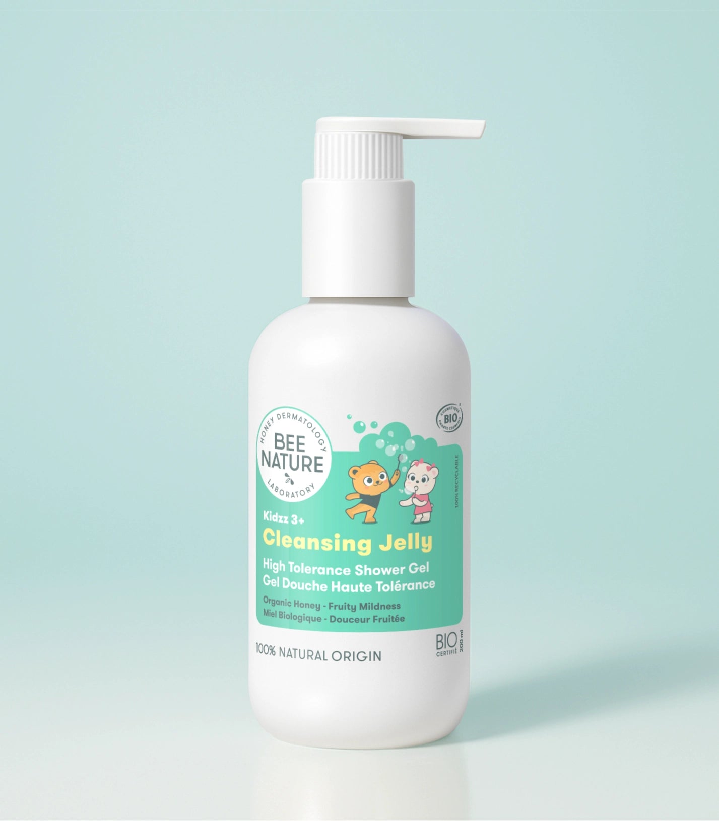 Gel Douche Haute Tolérance pour Enfants - CLEANSING JELLY 200ml - Kidzz