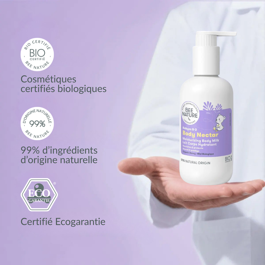Lait Corps Hydratant Pour bébé - BODY NECTAR - Babyzz