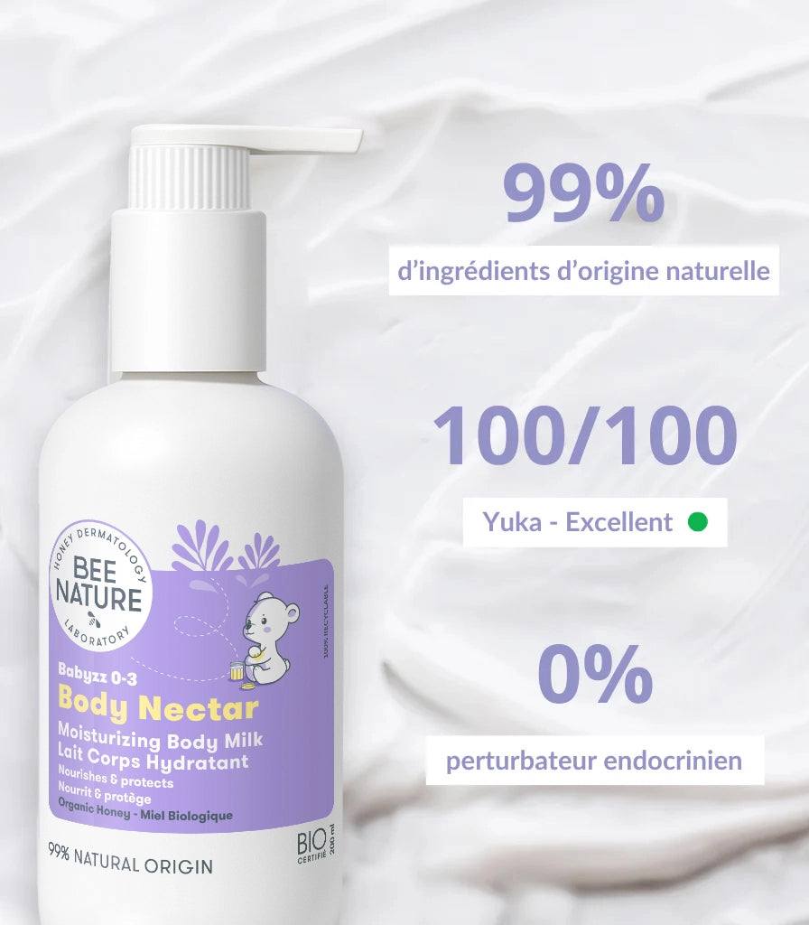 Lait Corps Hydratant Pour Bébé- BODY NECTAR - Babyzz