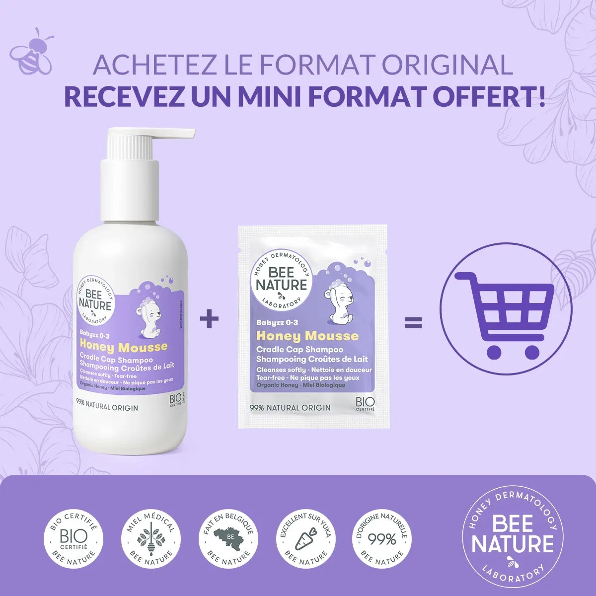 Shampoing Anti-Croûtes de Lait -Pour Bébés- Babyzz