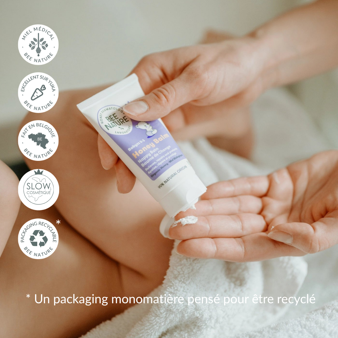 Nappy cream for changing - HONEY BALM - Babyzz