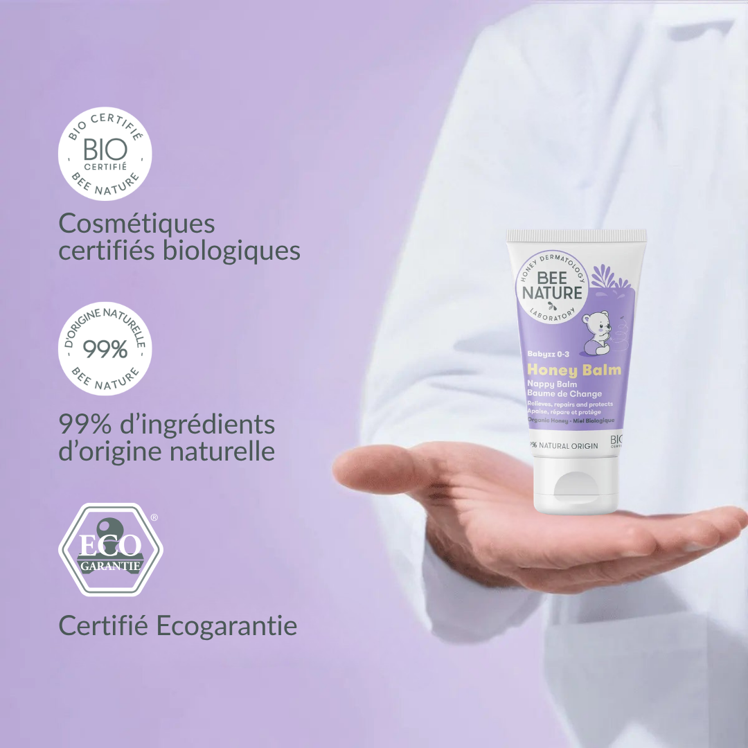 Nappy cream for changing - HONEY BALM - Babyzz