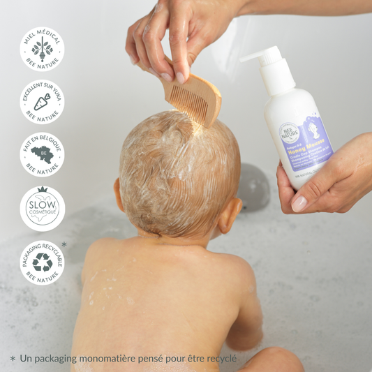 Shampoing Anti-Croûtes de Lait -Pour Bébés- Babyzz