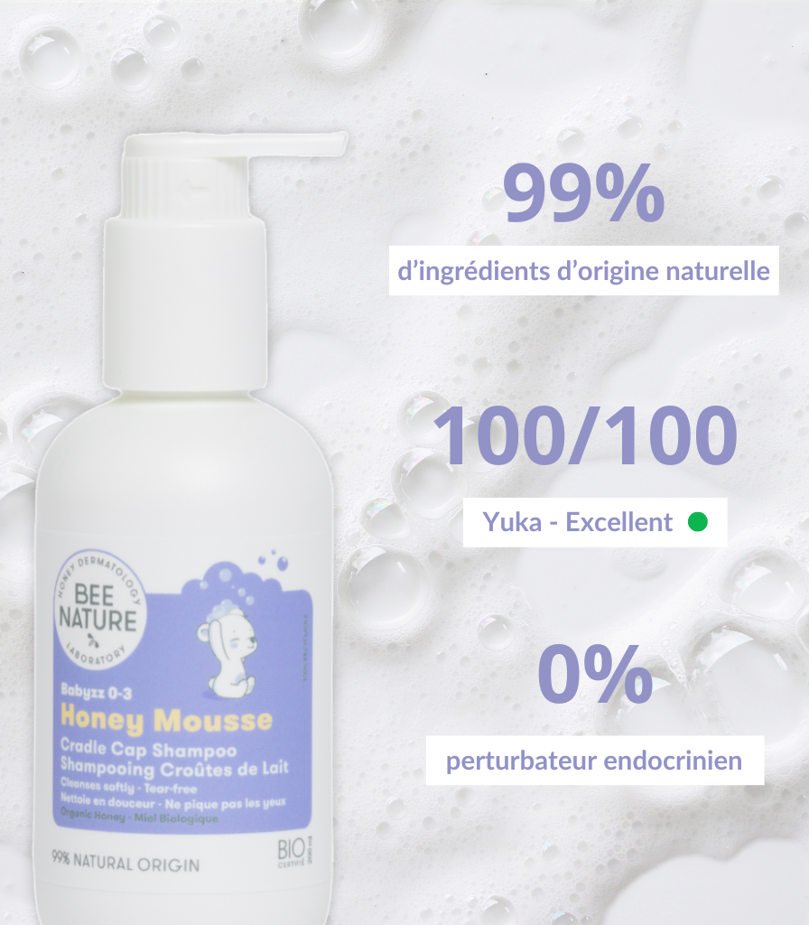 Mild Milky Crust Shampoo HONEY MOUSSE Bee Nature