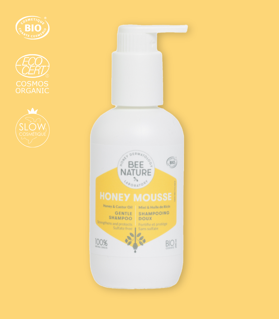 Shampooing Doux Croûtes de Lait HONEY MOUSSE – Bee Nature