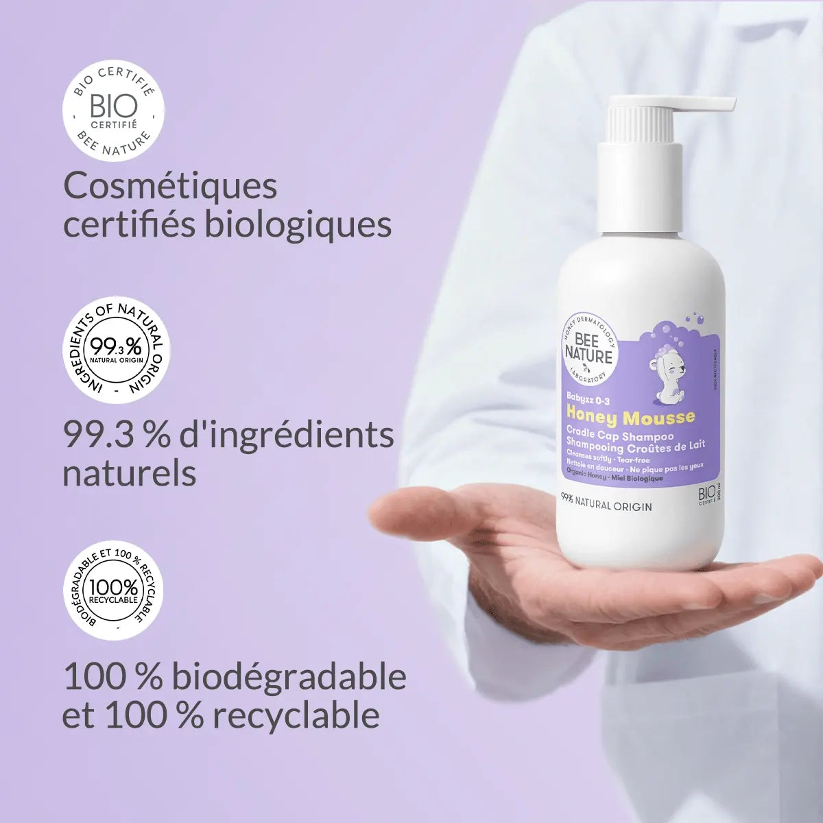 Shampoing Anti-Croûtes de Lait -Pour Bébés- Babyzz