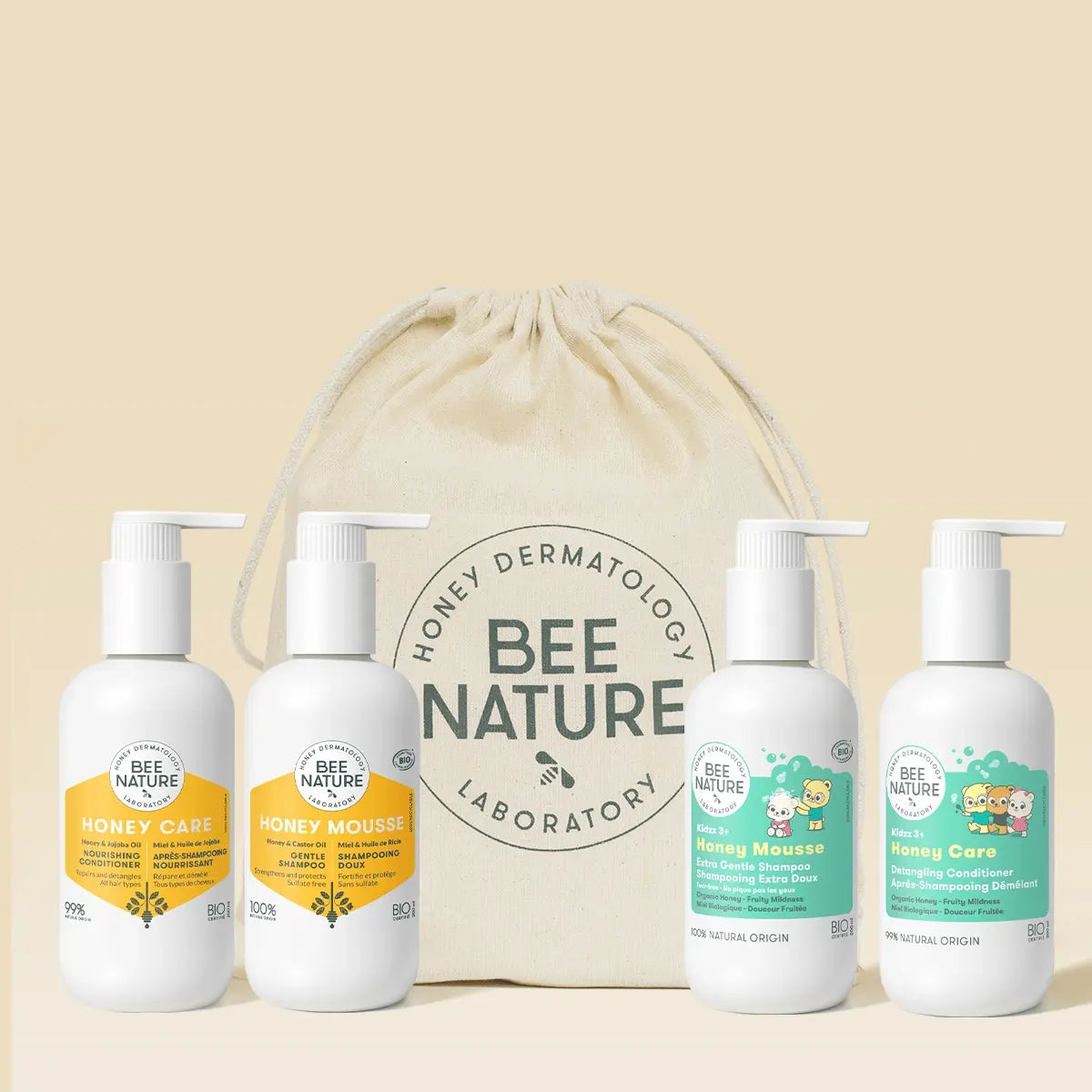 Kit Shampooing & Après-Shampooing Bio - Famille