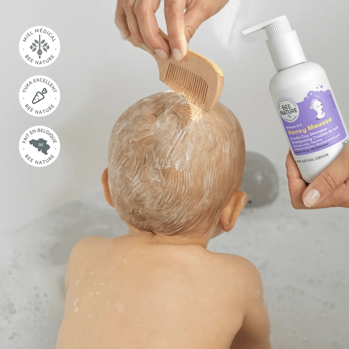 Shampoing Anti-Croûtes de Lait -Pour Bébés- Babyzz