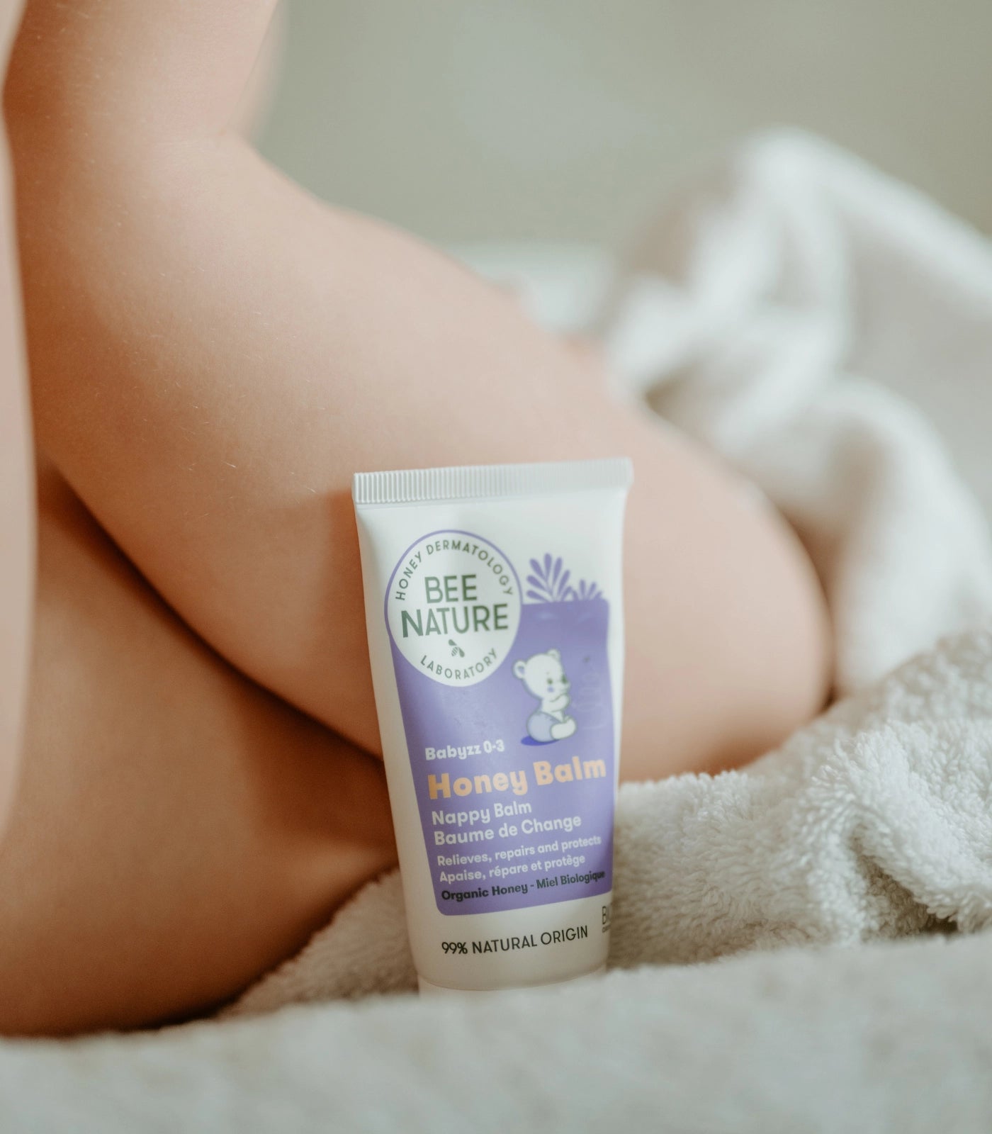 Nappy cream for changing - HONEY BALM - Babyzz