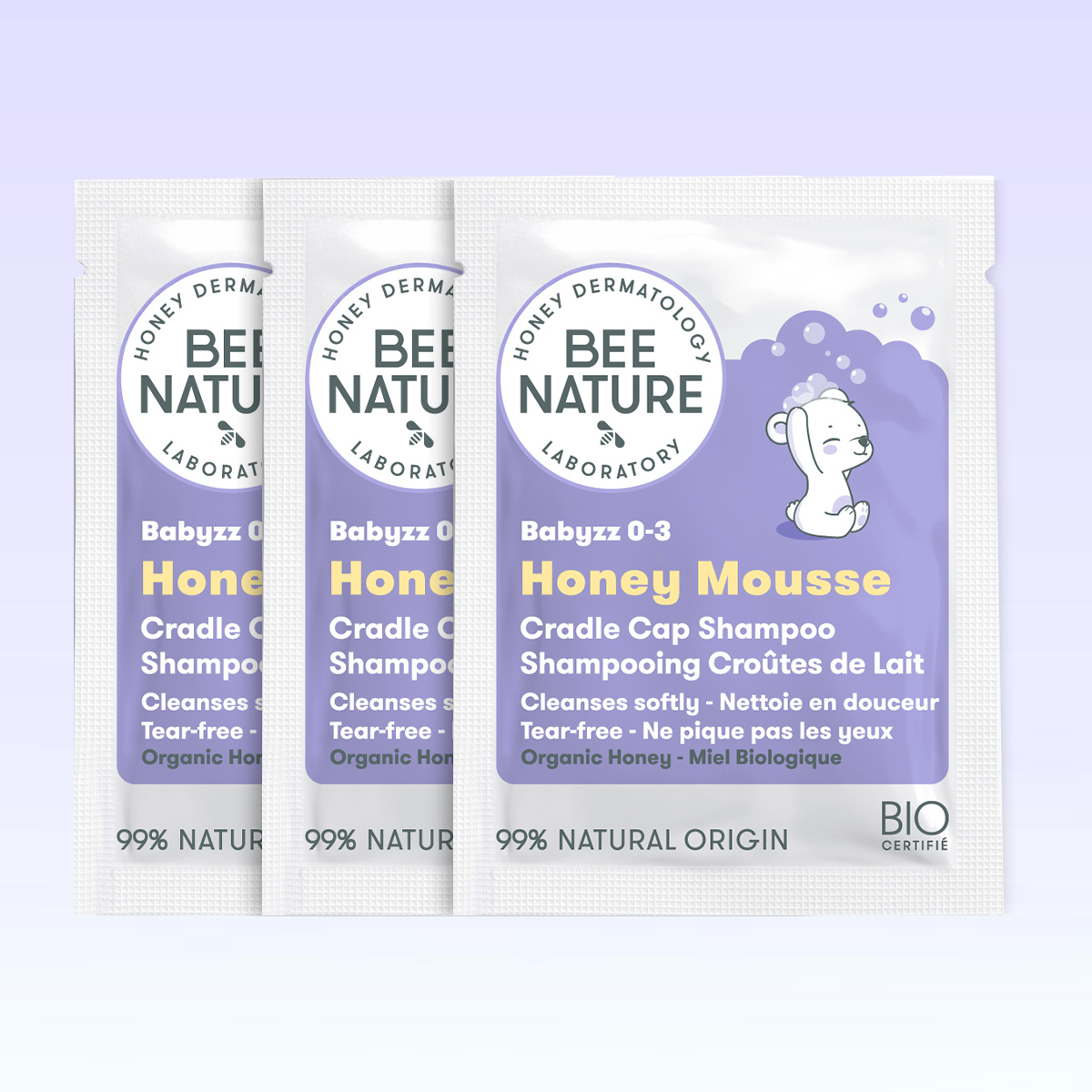 Kit découverte (Shampoing Anti-croûtes de lait) - Lot de 3