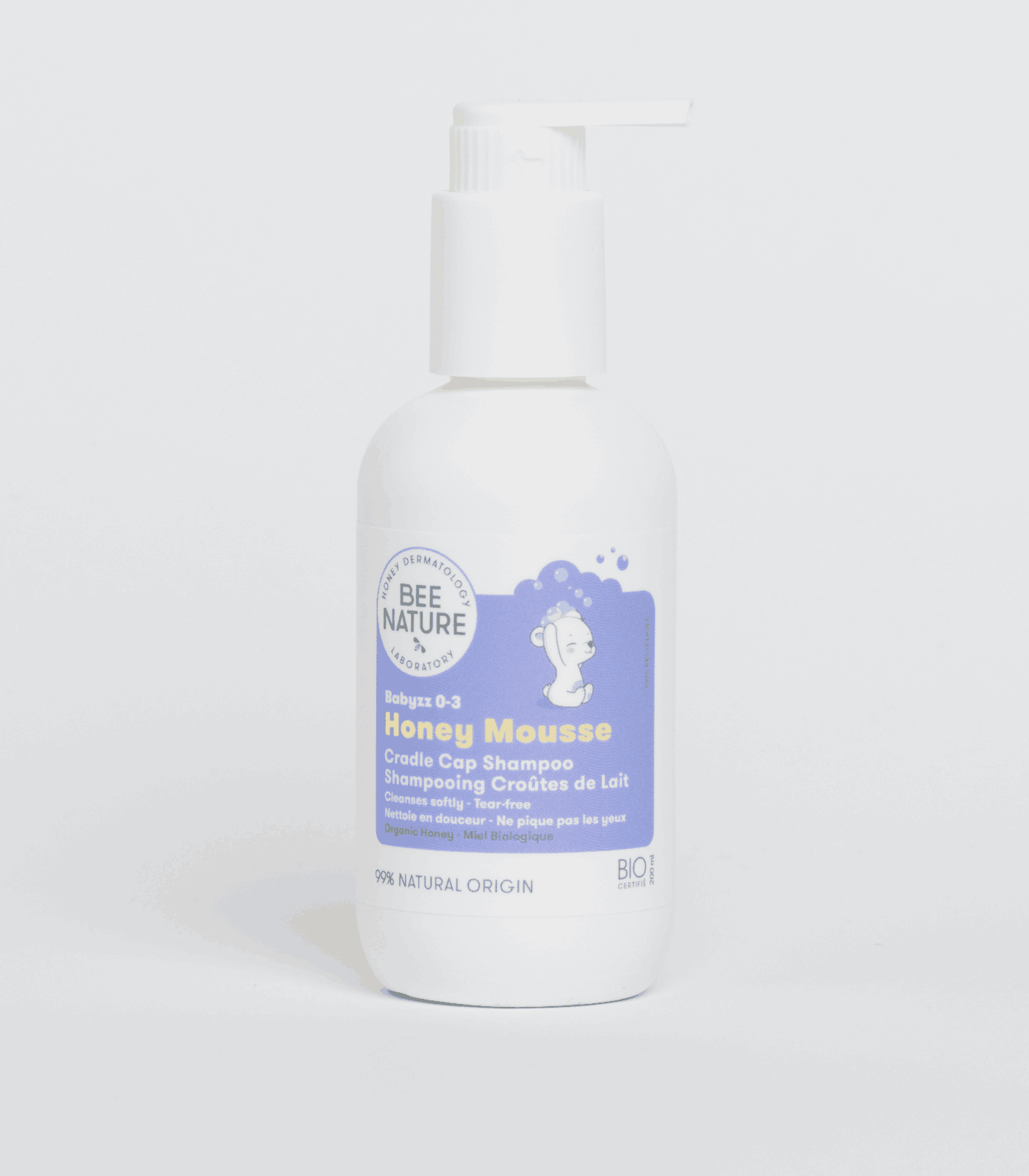 Shampoing Traitant Croûtes de Lait - HONEY MOUSSE - Babyzz